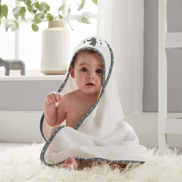 Elephant Cartoon Hooded Baby Towel Wrap