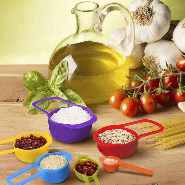 6 PCS Measuring Cup Set – Multicolor