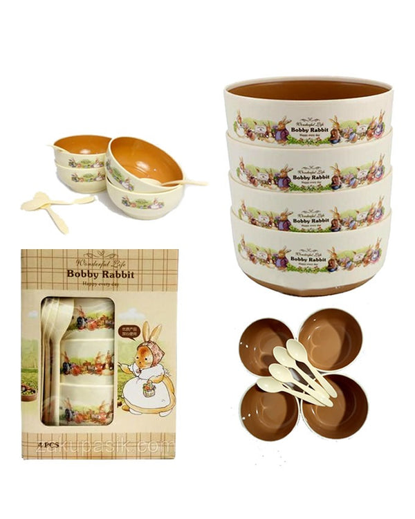 4 PCS Baby Bowls/ Children Food Container / Feeding Cups