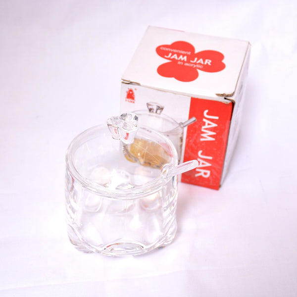 Acrylic Jam Jar With Spoon