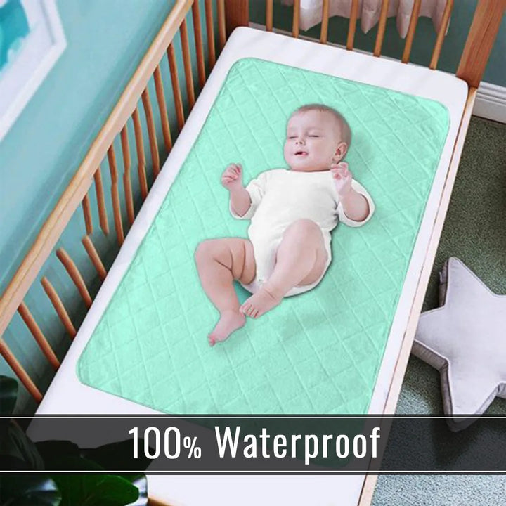 Under Padding Ultra Soft 100% Waterproof Under Pad For Kids And Adults Green Color ...