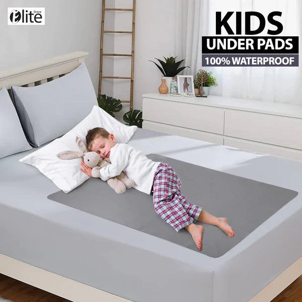 Ultra Soft 100% Waterproof Under Pad For Kids And Adults Grey Color