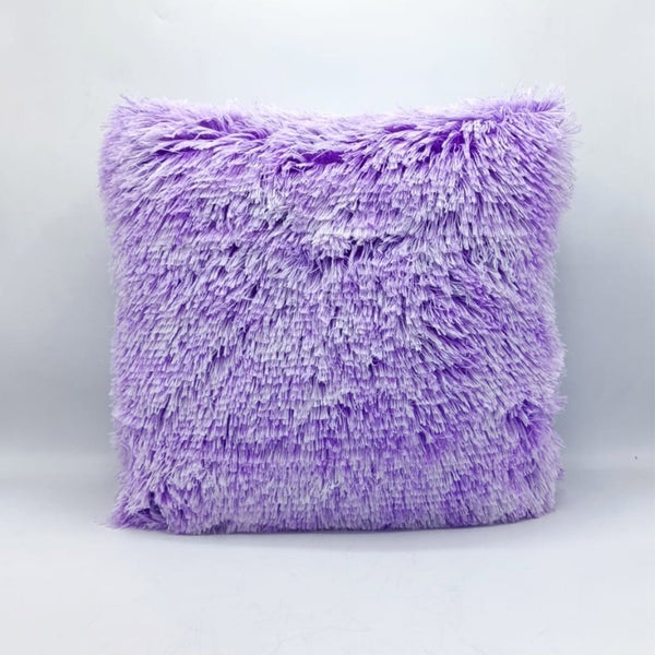 Luxury Long Fur Plush Cushion 16 x 16 inches 1040358