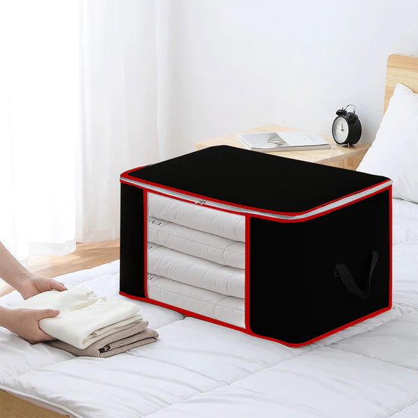 GSM Non-Woven Blankets & Clothes Storage Bags-Dyed Black