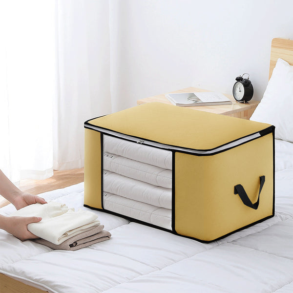 110 GSM Non-Woven Blankets & Clothes Storage Bag-Brown