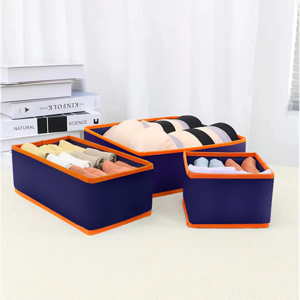 Pack of 3 Drawer Organizers-Dyed