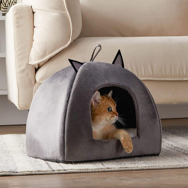 Soft Velvet Stuff Cat House