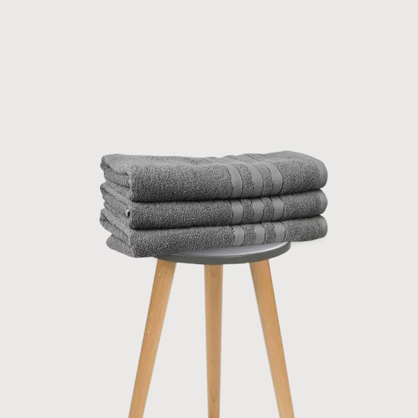 Luxury 100% Cotton Supreme Bath Towel – Grey (20″ x 40″)
