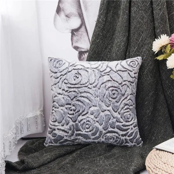Embossed Plush cushion Cover 16″ x 16″ 1040304